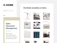 Tablet Screenshot of e-home.fr